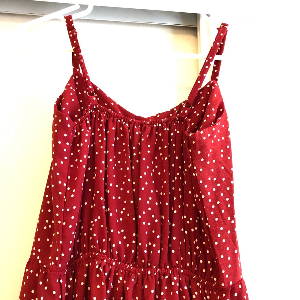 Red polka dot dress - Picture 4 of 5